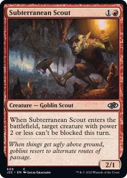 Subterranean Scout #609 C - Jumpstart 2022 Pokemon card