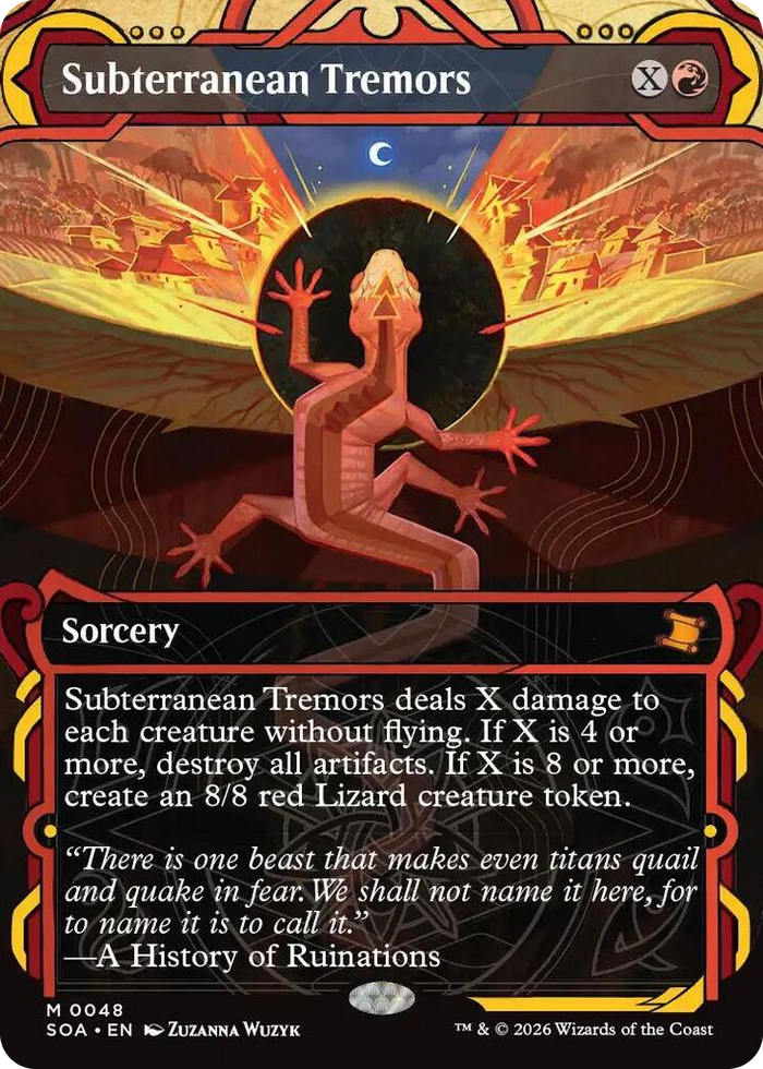 Subterranean Tremors #48 M - Secrets of Strixhaven: Mystical Archive Pokemon card