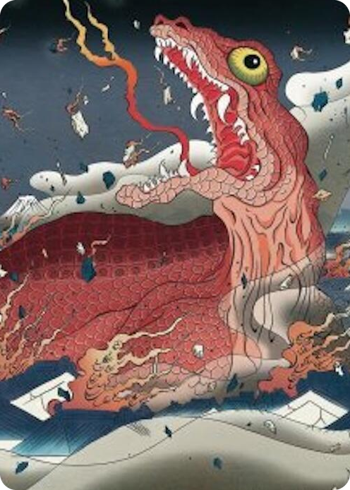 Subterranean Tremors Art Card #53 S - Art Series: Secrets of Strixhaven Pokemon card