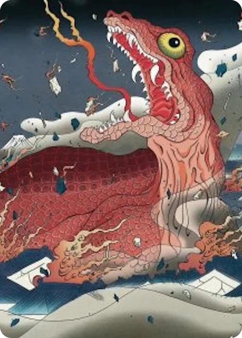 0053 Subterranean Tremors Art Card S Art Series: Secrets of Strixhaven