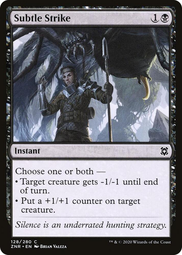 0128 Subtle Strike C Zendikar Rising