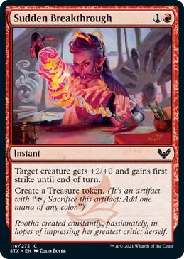 0116 Sudden Breakthrough C Strixhaven: School of Mages