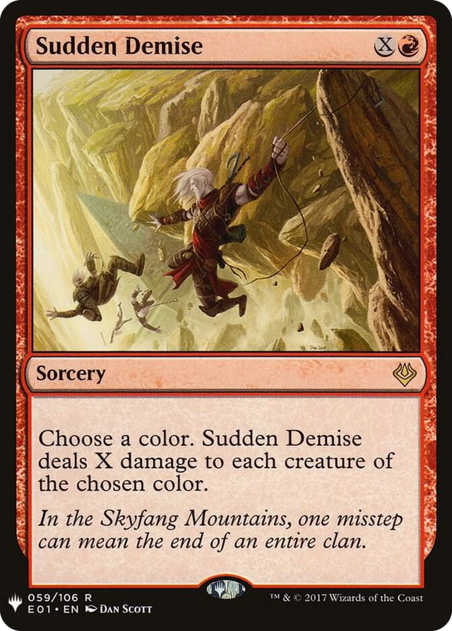 0059 Sudden Demise R The List Reprints