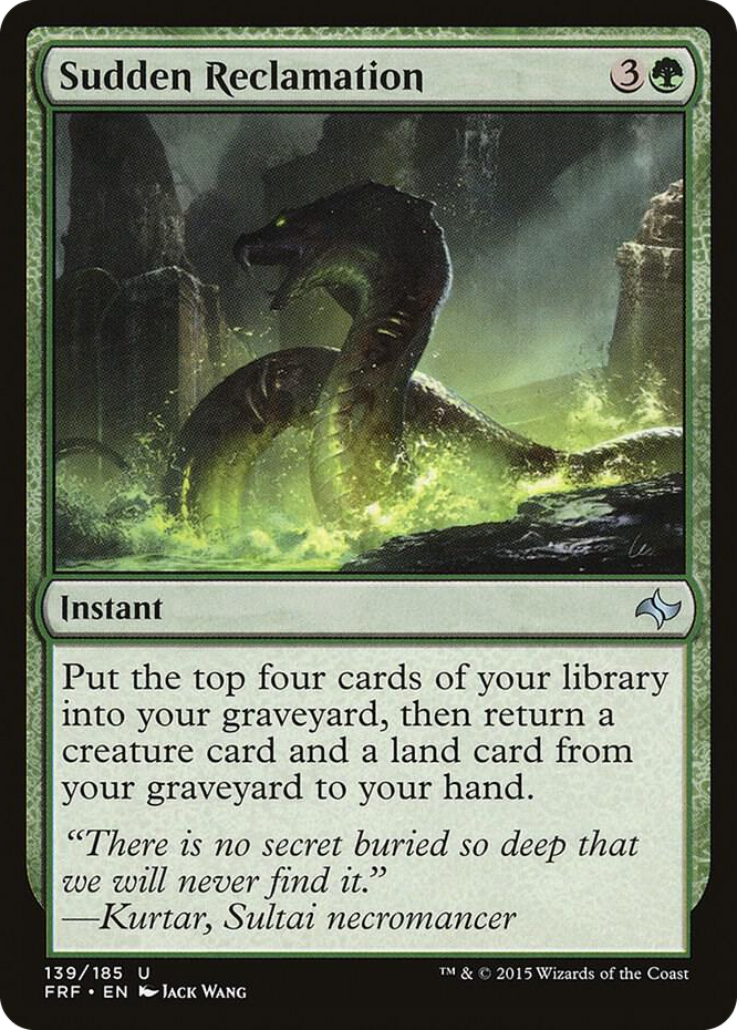 0139 Sudden Reclamation U Fate Reforged