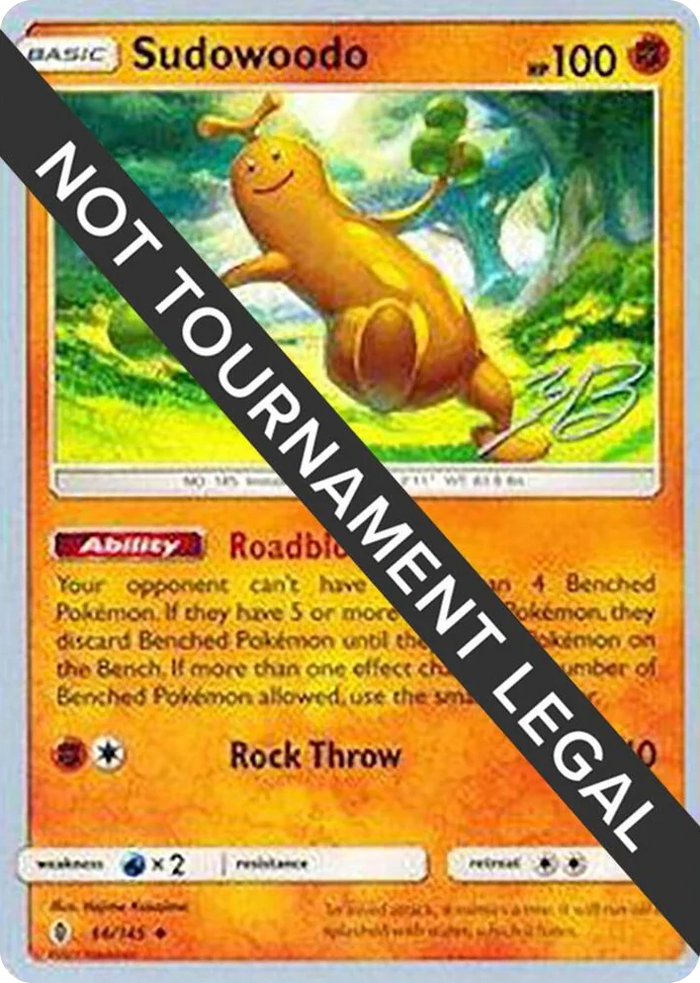 0066 Sudowoodo - 2017 (Zachary Bokhari) Uncommon World Championship Decks