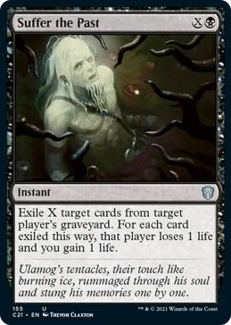0155 Suffer the Past U Commander 2021