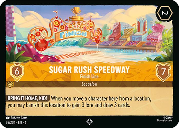 0035 Sugar Rush Speedway - Finish Line Super Rare Azurite Sea