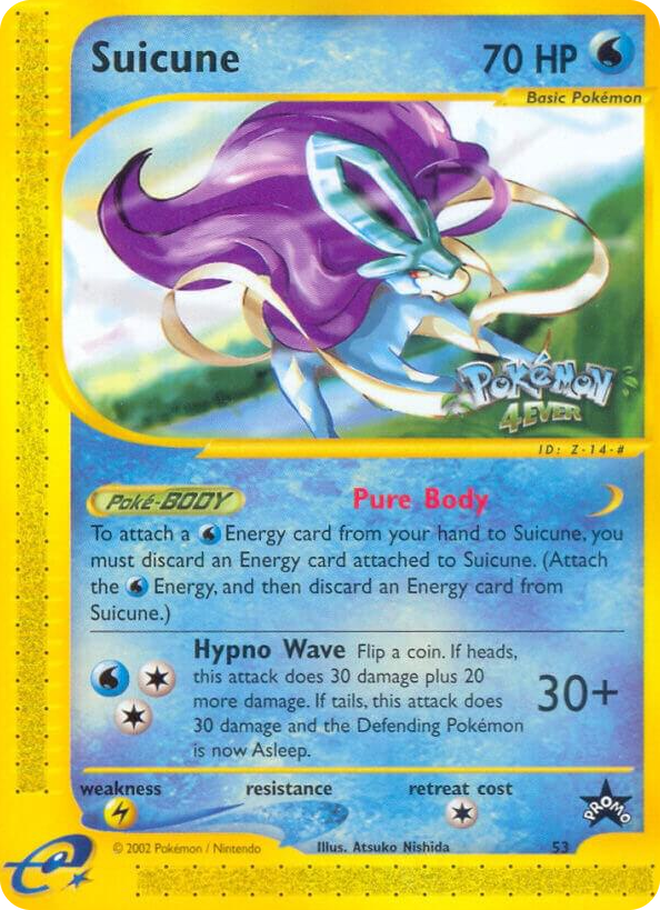 0053 Suicune Promo WoTC Promo