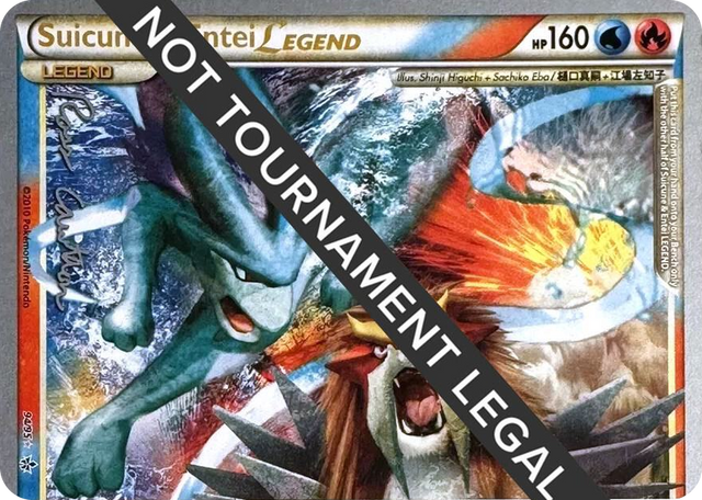 0094 Suicune & Entei LEGEND (94) - 2011 (Ross Cawthon) Holo Rare World Championship Decks