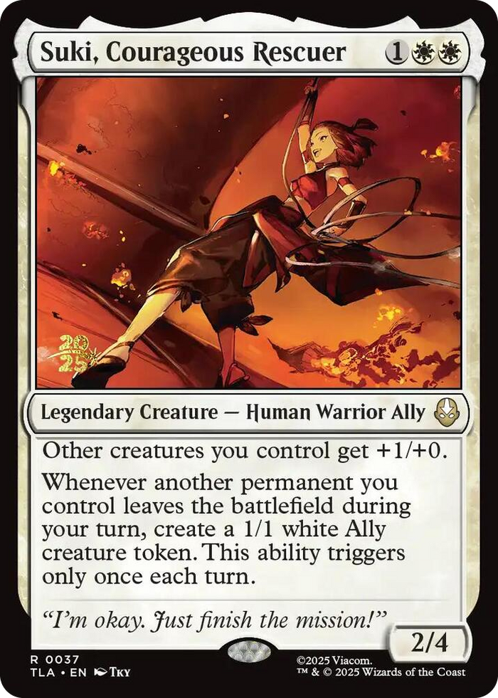Suki, Courageous Rescuer #37 R - Prerelease Cards Pokemon card
