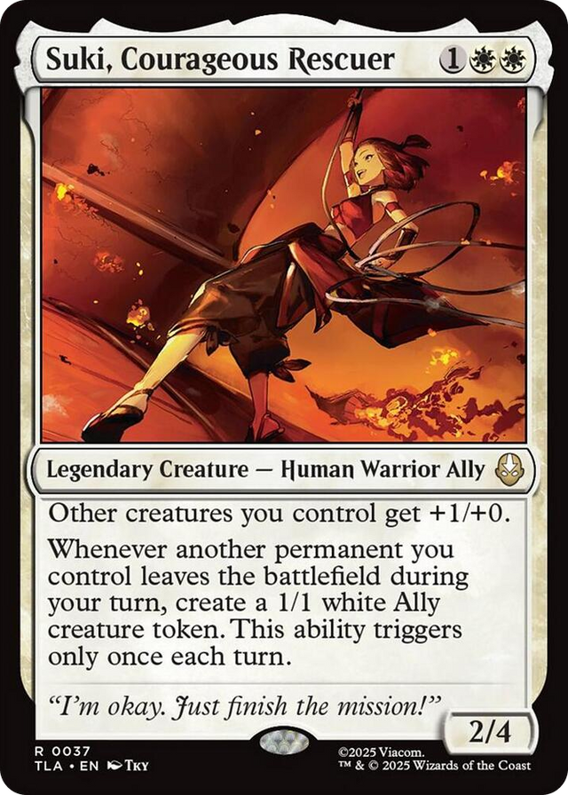 0037 Suki, Courageous Rescuer R The Last Airbender
