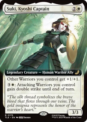 0175 Suki, Kyoshi Captain (Extended Art) R The Last Airbender: Eternal-Legal