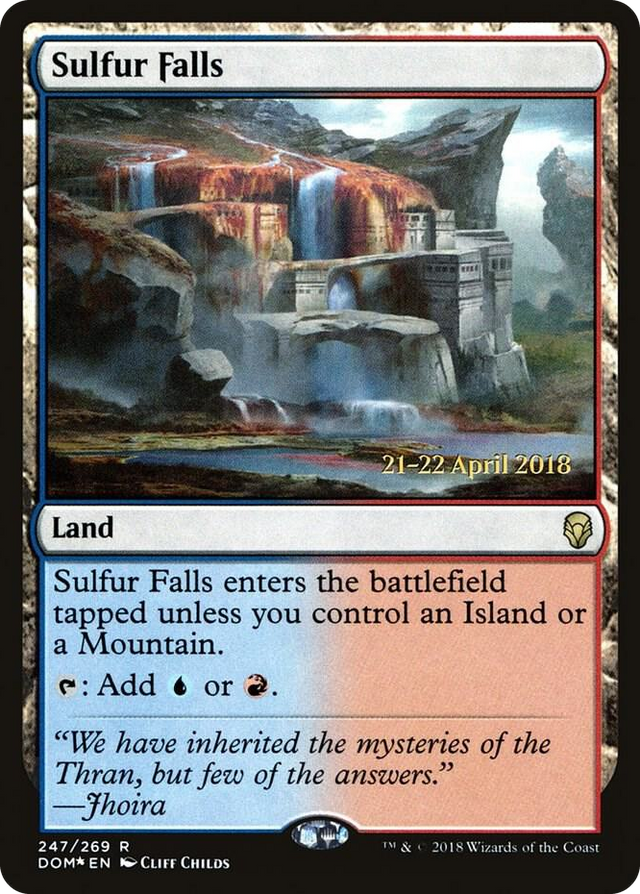 0247 Sulfur Falls R Prerelease Cards