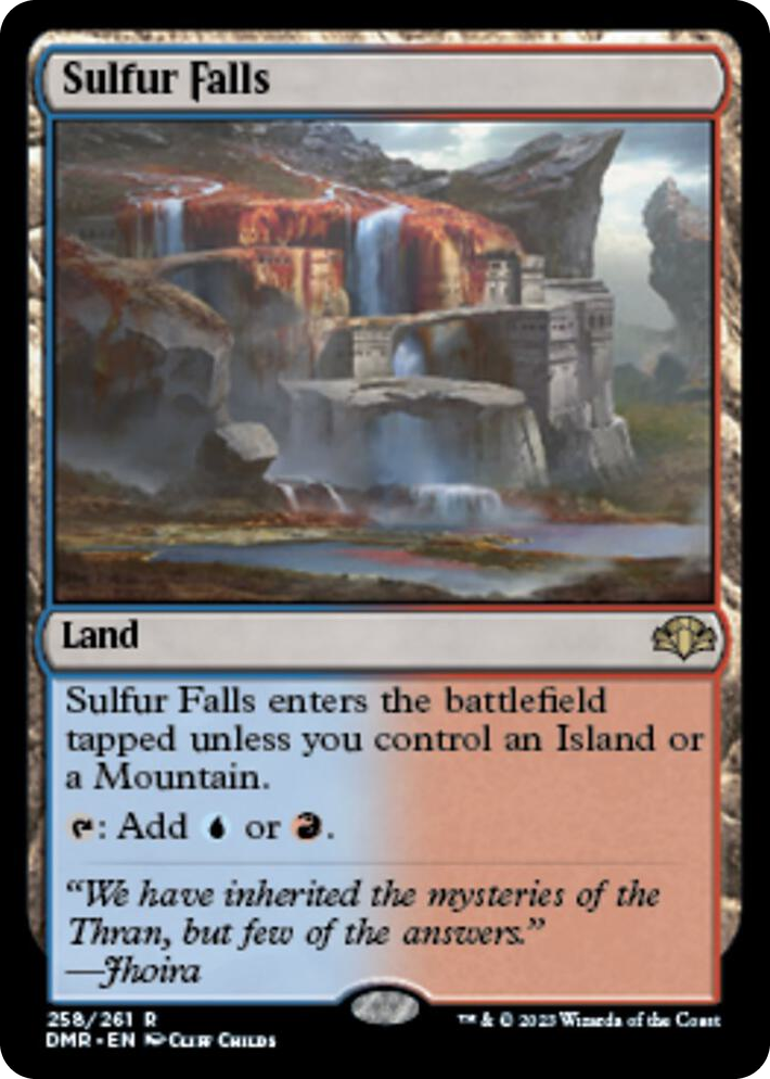 0258 Sulfur Falls R Dominaria Remastered
