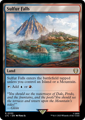 0333 Sulfur Falls R Commander: The Lord of the Rings: Tales of Middle-earth