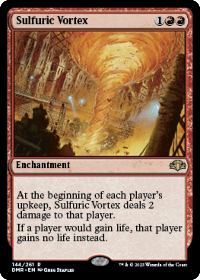 0144 Sulfuric Vortex R Dominaria Remastered