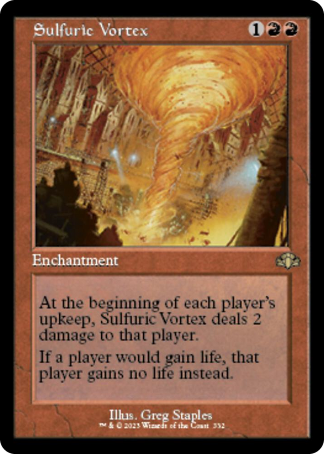 0332 Sulfuric Vortex (Retro Frame) R Dominaria Remastered
