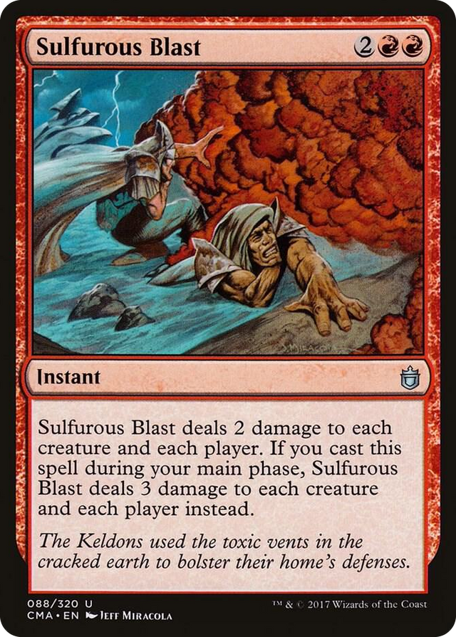 0088 Sulfurous Blast U Commander Anthology