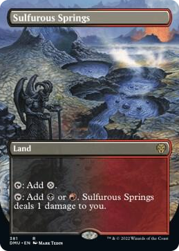 0381 Sulfurous Springs (Borderless) R Dominaria United