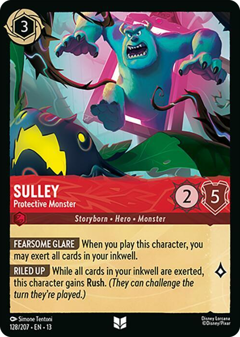 0128 Sulley - Protective Monster Uncommon Attack of the Vine!