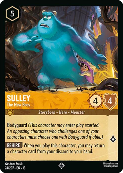 0024 Sulley - The New Boss Super Rare Attack of the Vine!
