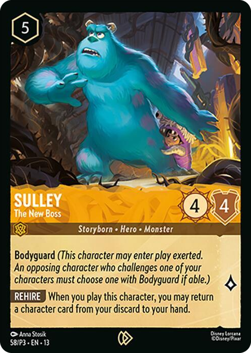 0058 Sulley - The New Boss Promo Disney Lorcana Promo Cards