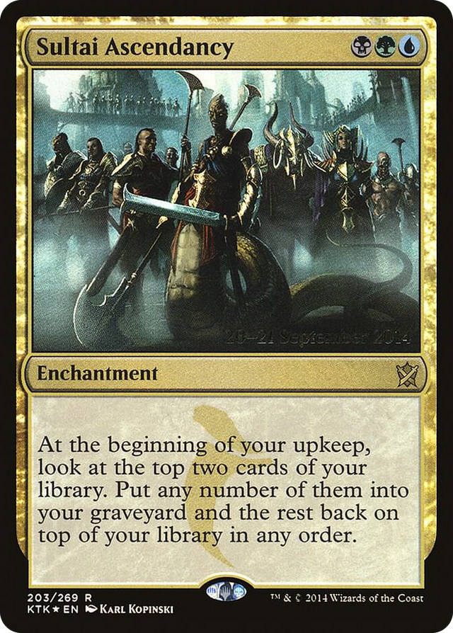0203 Sultai Ascendancy R Prerelease Cards