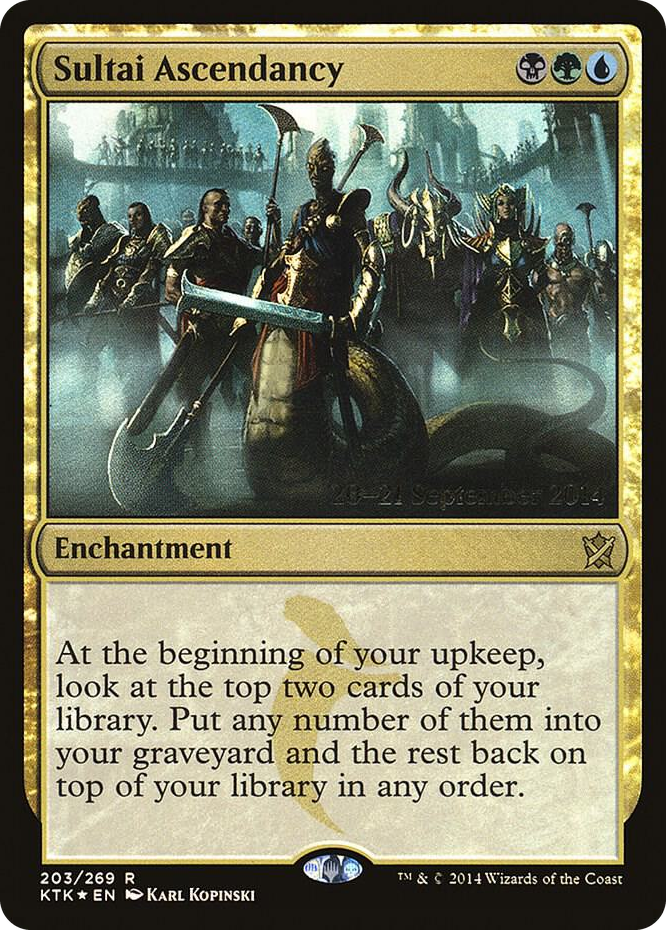 Sultai Ascendancy #203 R - Prerelease Cards Pokemon card
