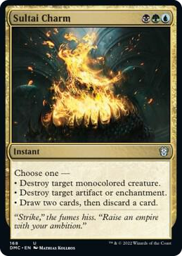 0168 Sultai Charm U Commander: Dominaria United