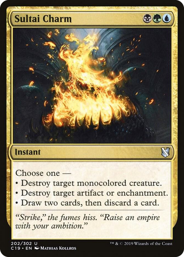 0202 Sultai Charm U Commander 2019