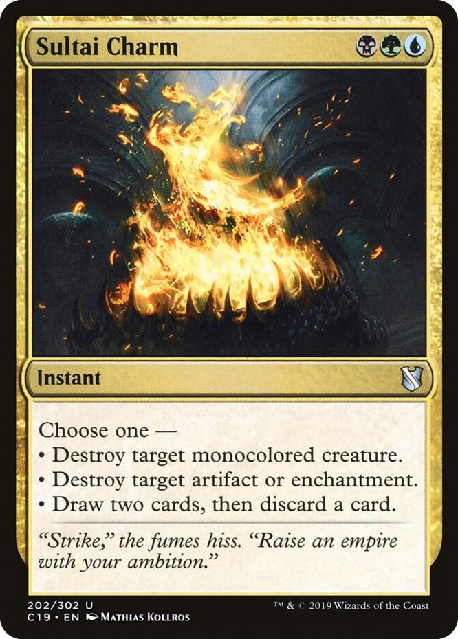 0202 Sultai Charm U Commander 2019