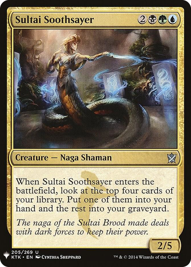 0205 Sultai Soothsayer U The List Reprints