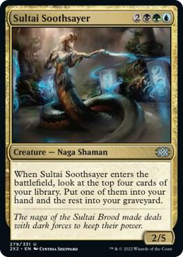0279 Sultai Soothsayer U Double Masters 2022