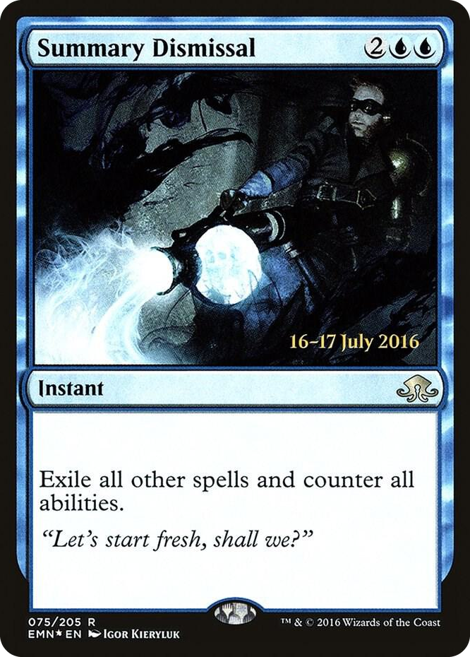 Summary Dismissal #75 R - Prerelease Cards Pokemon card
