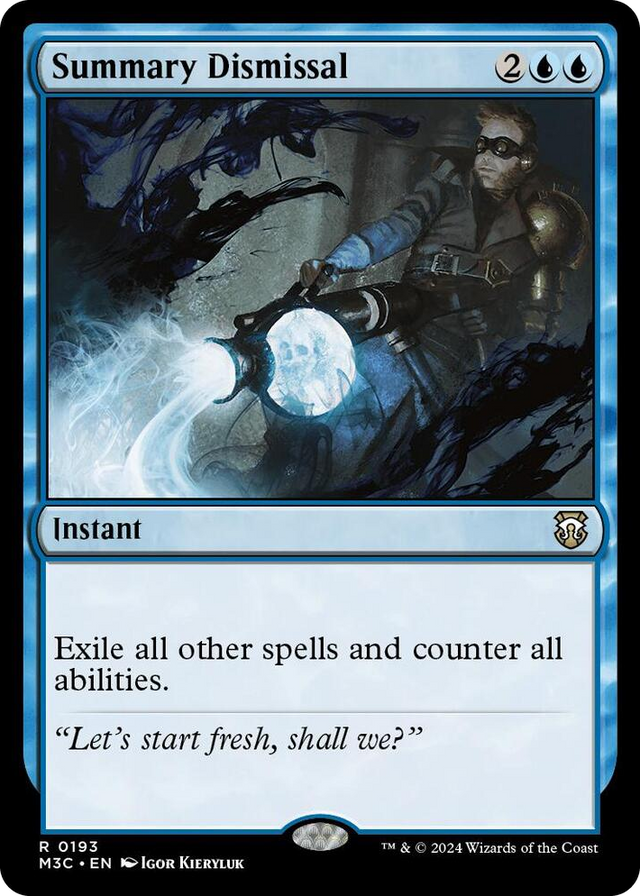 0193 Summary Dismissal R Commander: Modern Horizons 3