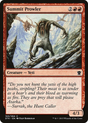 0160 Summit Prowler C Dragons of Tarkir