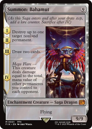 0001 Summon: Bahamut M FINAL FANTASY
