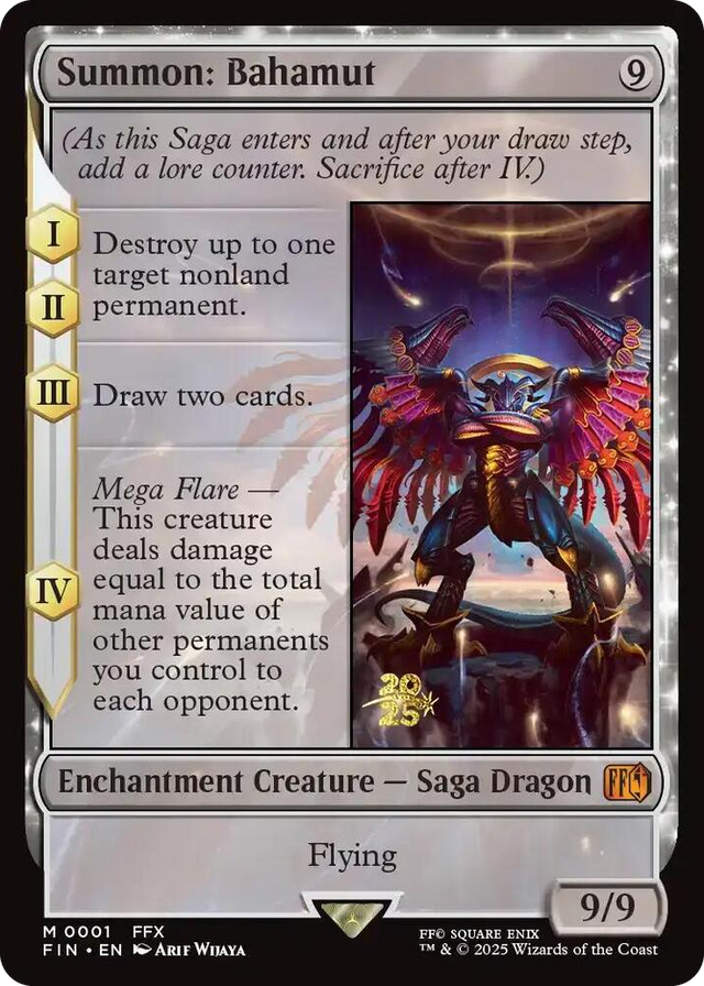 0001 Summon: Bahamut M Prerelease Cards