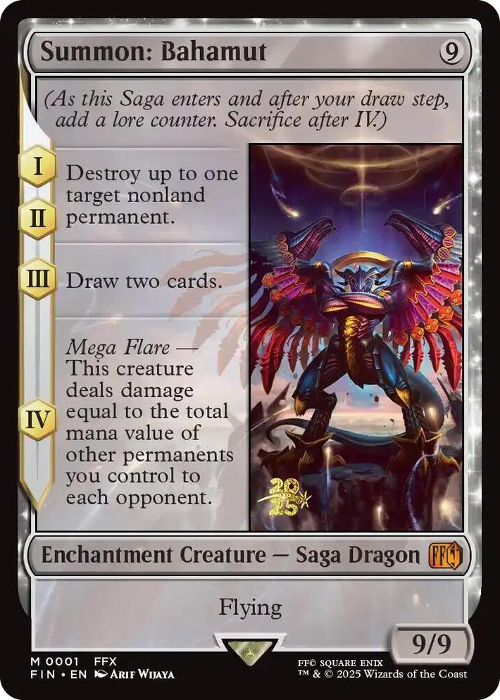 0001 Summon: Bahamut M Prerelease Cards