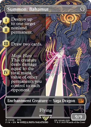 0356 Summon: Bahamut (Borderless) M FINAL FANTASY