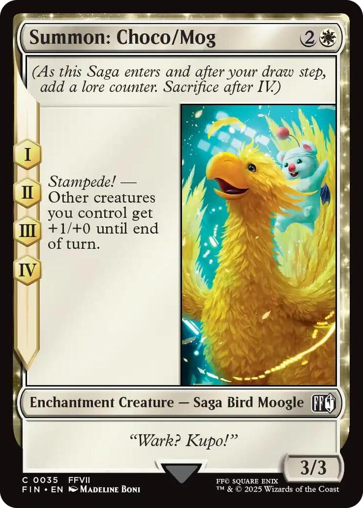 0035 Summon: Choco/Mog C FINAL FANTASY