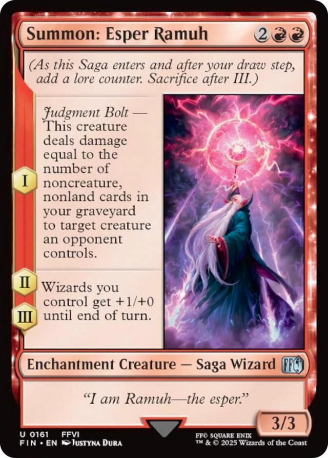 0161 Summon: Esper Ramuh U FINAL FANTASY
