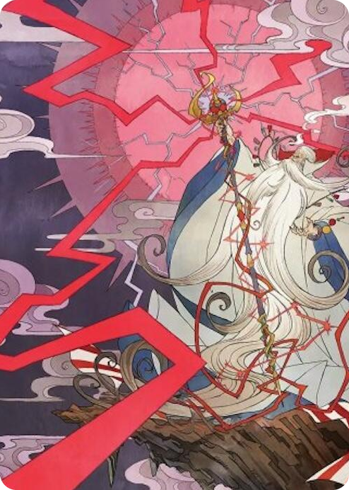 0040 Summon: Esper Ramuh Art Card S Art Series: FINAL FANTASY