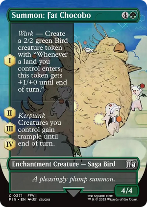 0371 Summon: Fat Chocobo (Borderless) C FINAL FANTASY
