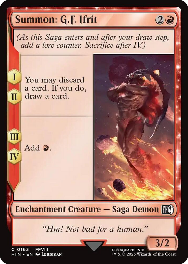 0163 Summon: G.F. Ifrit C FINAL FANTASY