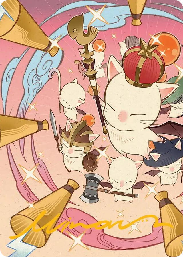 0041 Summon: Good King Mog XII Art Card (Gold-Stamped Signature) S Art Series: FINAL FANTASY