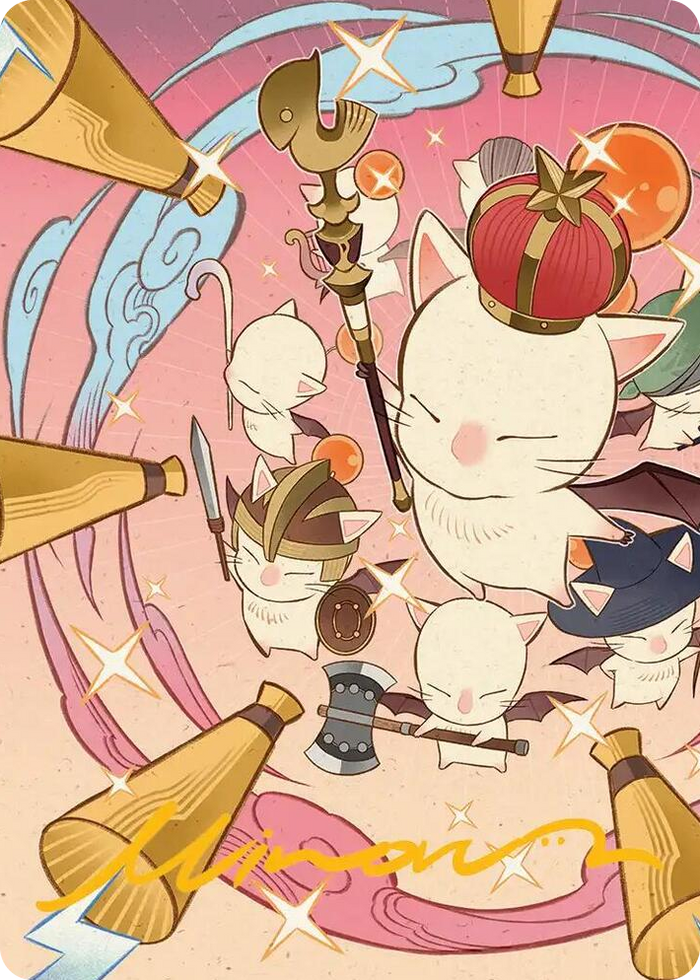 Summon: Good King Mog XII Art Card (Gold-Stamped Signature) #41 S - Art Series: FINAL FANTASY Pokemon card