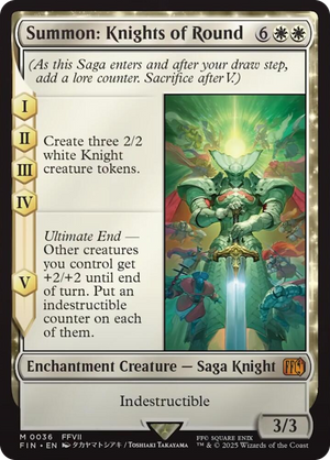 0036 Summon: Knights of Round M FINAL FANTASY