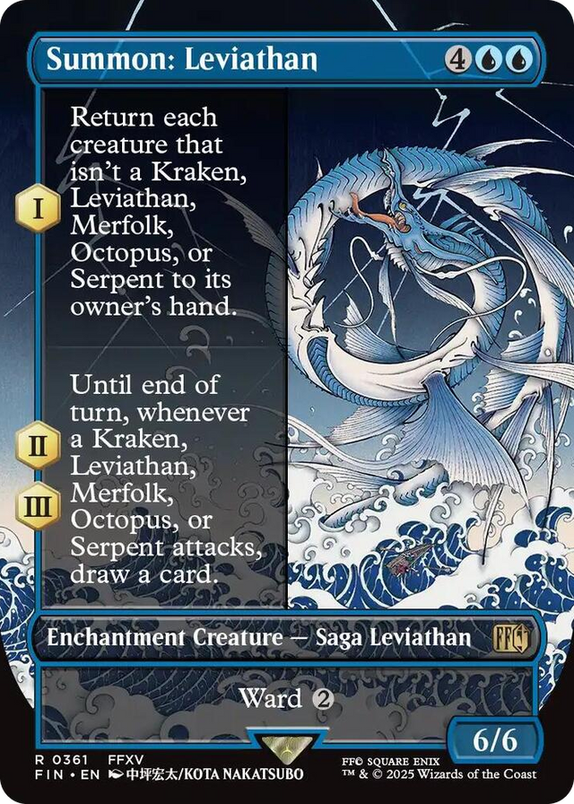 0361 Summon: Leviathan (Borderless) R FINAL FANTASY