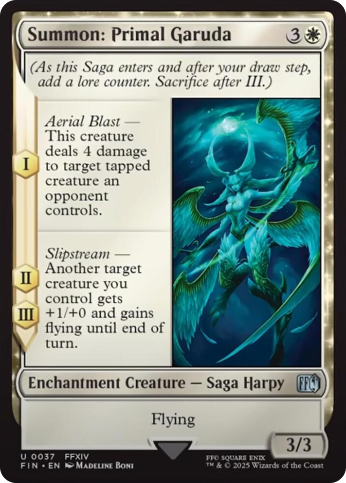 0037 Summon: Primal Garuda U FINAL FANTASY